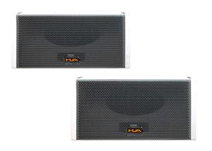 High Output Outdoor Professional Line Array Speaker Boxes With Sand Texture Paint Pa System