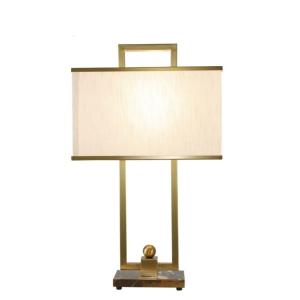 Fabric & Crystal Table Lamp