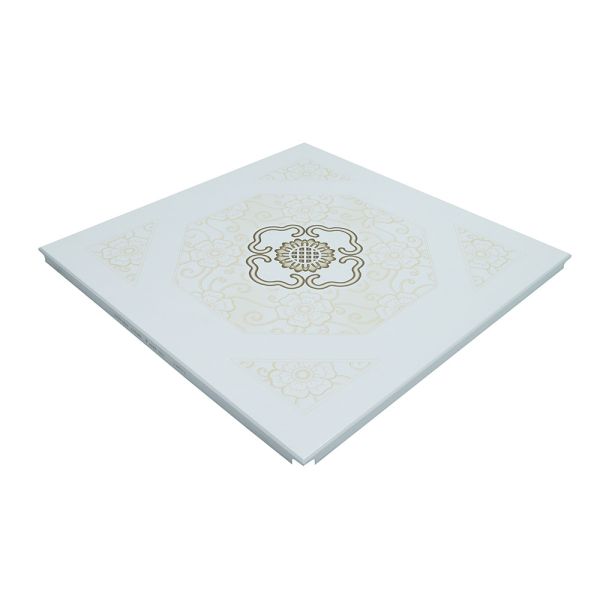Waterproof 60x60 Aluminum Ceiling Tiles Customized Size / Color