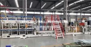 Freezer U shell forming line