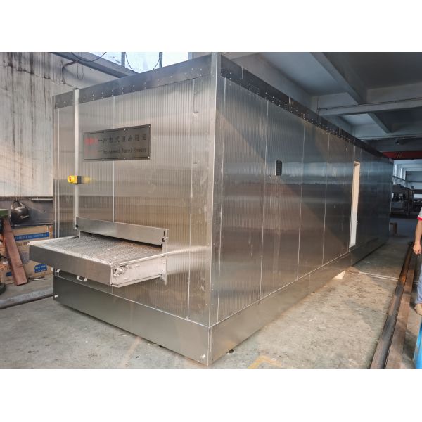 Industrial Flash Tunnel Blast Freezer 2000kgs/Hour 3500kg/H 24c Per Min