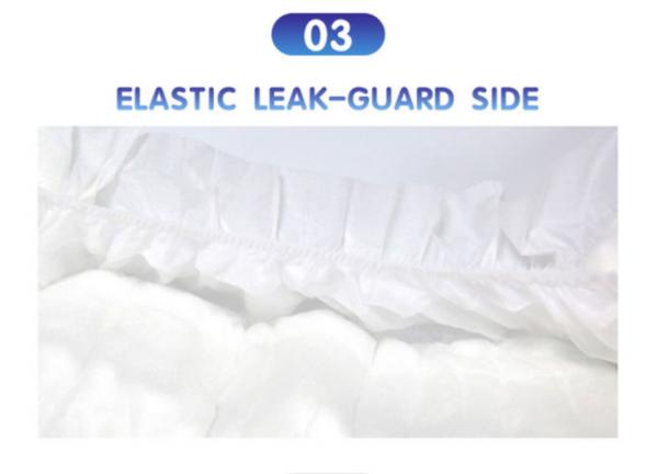 ISO 1800ml Disposable Absorbent Adult Diapers For Elderly Woman