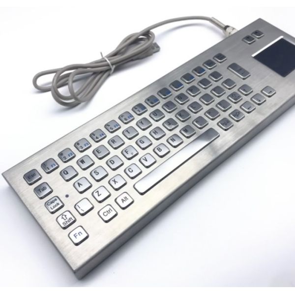 IP65 Industrial Stainless Steel Keyboard Desktop Keyboard waterproof dustproof -40℃