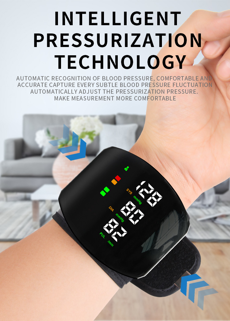 Portable, Large-Sized LCD Digital Display With Voice Prompt Function For Blood Pressure Monitoring