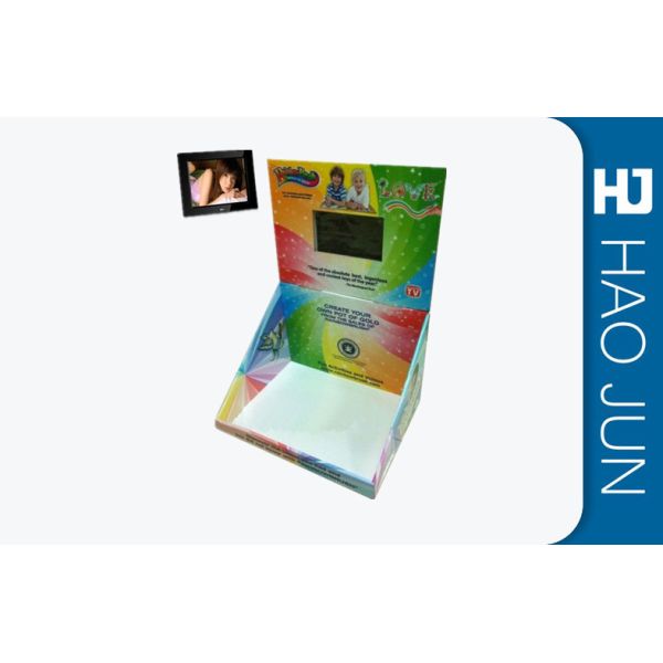 Custom Printed Cardboard Display Boxes For Christmas Gift , Glossy Lamination