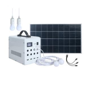 Wholesale 10W Portable Solar Generator Kit Home Solar Off Grid Powered Battery from china suppliers