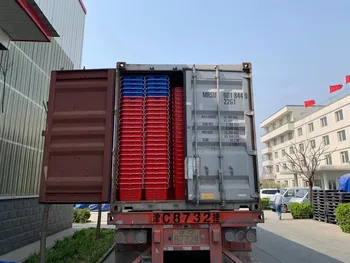 Transportation Packaging Solution Stackable Plastic Moving Crate with Customized Logo