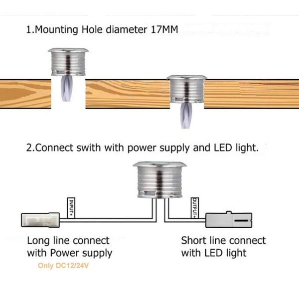 DC12V On Off Touch Sensor Switches Dimmable For Furniture Light