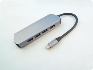 China Aluminum 1000M 8 In 1 4K 5Gbps Multiport Usb C Hub on sale