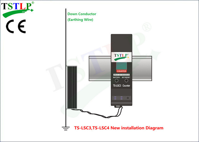 Easy Installation Lightning Event Counter NO External Power Is Required