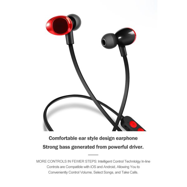 70mAh Wireless Stereo Bluetooth Earphones Magnetic Anti Fall Off Noise Cancelling Headset