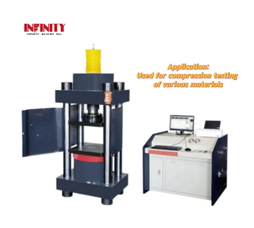 1500KN Digital Display Micro Electro Hydraulic Servo Cement Compression Testing Machine