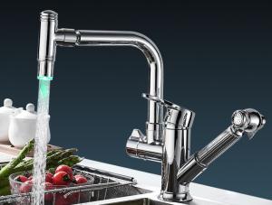 Wholesale Electroplate Single Handle OEM Kitchen Sink Faucets from china suppliers