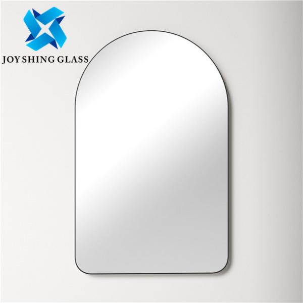 Quality Decorative Vanity Silver Mirror Glass Customized Size OEM / ODM Accept for sale