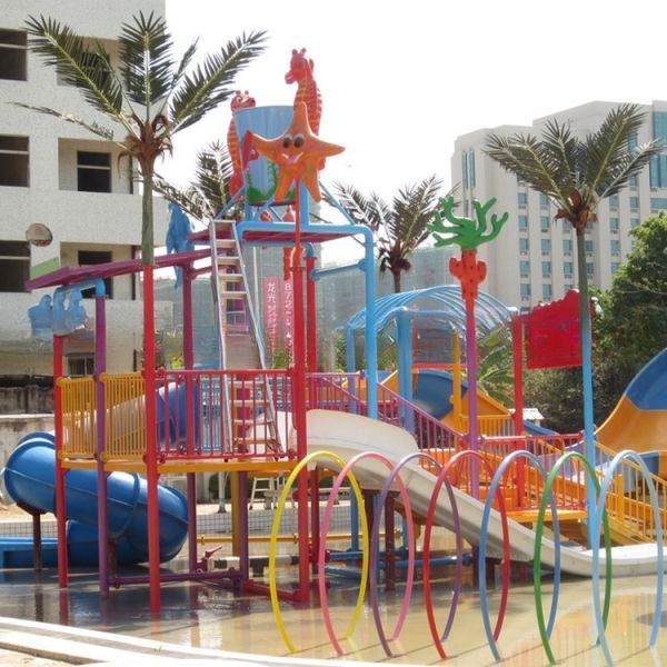 Child Friendly Splash Water Playground Water Spray Park ISO9001 Certified