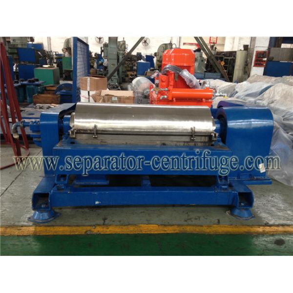 Food Chemical Pharmaceutical Decanter Separator Centrifuge With Adjustable Clarification