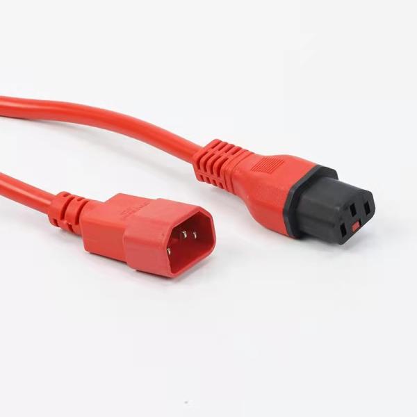 Quality Extension CE VDE IEC Plug Power Cord C13 C14 C19 C20 Locking for sale