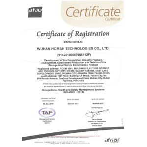 Wuhan Homsh Technology Co.,Ltd. Certifications