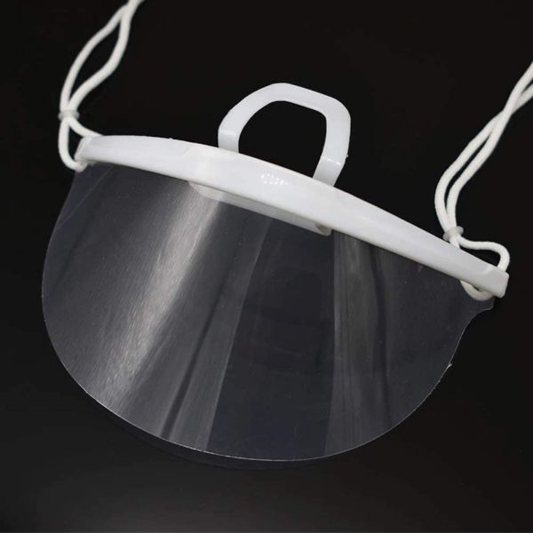 Hygiene Double Sided Fogging Prevention Transparent Plastic Face Mask