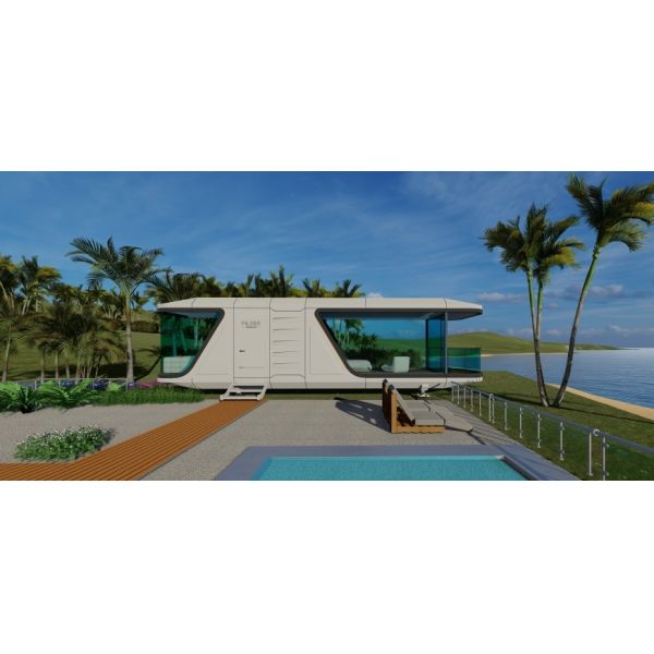 Hot Selling Product Space Capsule Office And Residential Space Capsule With Balcony High-End Room Modular Space Capsule