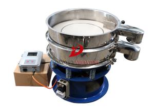 China Circular Type Graphite Powder Ultrasonic Vibrating Screen With Less Cleaning Time on sale