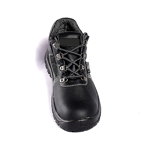 Embossed Cow Leather Steel Toe Cap Steel Plate Safety Shoes Boots