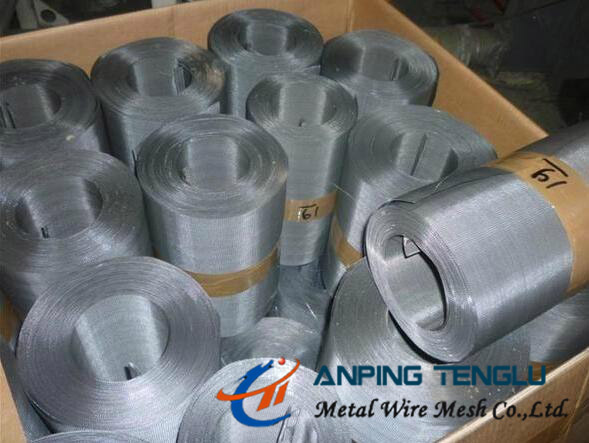 SS304, SS316 Plain Weave Wire Mesh as Mesh Battery, 40Mesh-60Mesh Count
