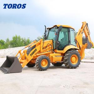 China TOROS Versatile Mini Backhoe Loader Machine 1 Ton 2 Ton 3 Ton on sale