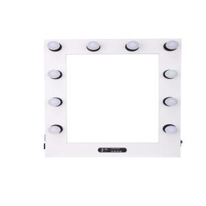 China White 10 Bulbs Makeup Vanity Mirror , Hollywood Vanity Mirror With Led Lights on sale