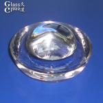 OEM Pressed Borosilicate Glass Road Stud With Reflective Surface