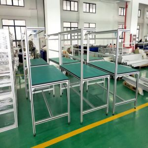 Aluminium Profile Workbench Industrial With Light Maintenance Packing Table Anti