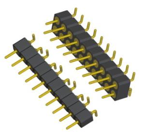 Wholesale 2mm Machine Pin Headers Round Pin Male Type Space Saving High Precision from china suppliers
