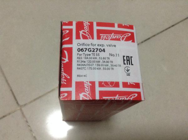 Quality HVAC Orifice for Thermostatic Expansion Valves TE55 067G2704 No.11 orifice with new packing box for sale