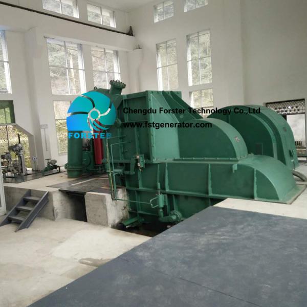 Quality 3 Phase AC Hydroelectric Pelton Turbine Generator Compact Structure for sale