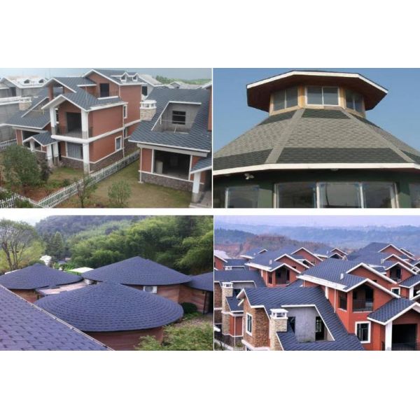 15years Factory Direct Sell Prime Quality Colored Stone Coated Asphalt Roofing Tiles