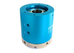 China 30mm Hollow Pneumatic Electric Brushless Slip Ring Rotating Connector on sale