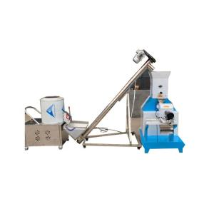 Wholesale 1.5cm Dia Floating Fish Pet Feed Production Line Extruder Machine 17*1.2*2.2m from china suppliers