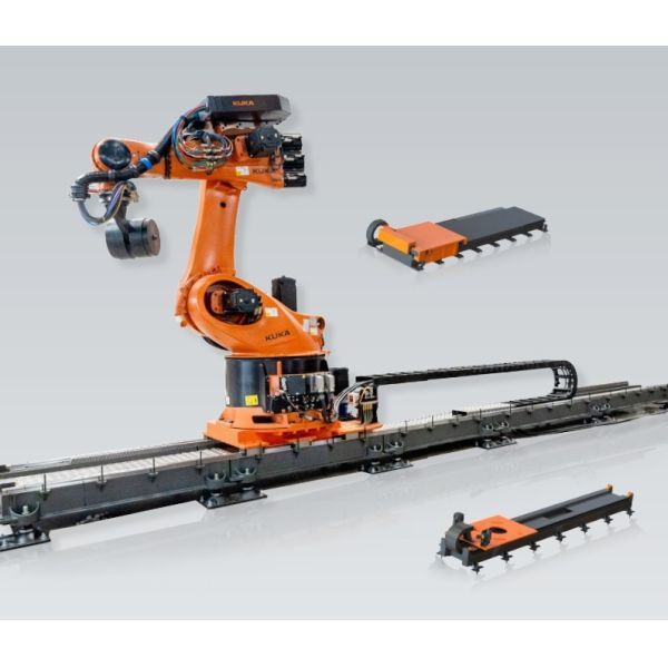 Industrial Robot Ground Rail For Spraying Industry KL4000 0.05mm Repeatability