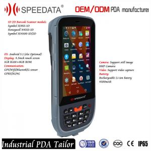 Wholesale 4.5 Inch Screen Industrial PDA Pocket Camera Phone-size Scanner Qr Bar code Scanner with Bluetooth and Free SDK from china suppliers