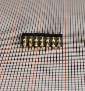 2x7 14 Pin Double Row Pin Header Connector IC 2.0mm Double Sided Pin Header