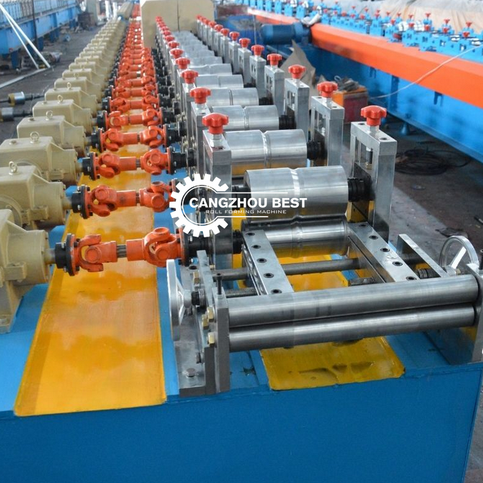 1.2mm 42/55/77 Shutter Profile Making Machine Plc