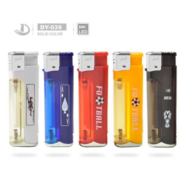 Dy-039 LED Lamp New Fashion Colorful High Quality Men&prime;s Style Electronic Lighter