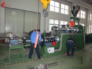 China 185KW PVC Plastic Pellet Machine , 0.015mm Two Stage Pelletizer Machines on sale