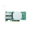 Buy cheap PCIe X8 NIC Dual Port 10GBE Ethernet Adapter SFP+ VXLAN / NVGRE Windows / Linux from wholesalers