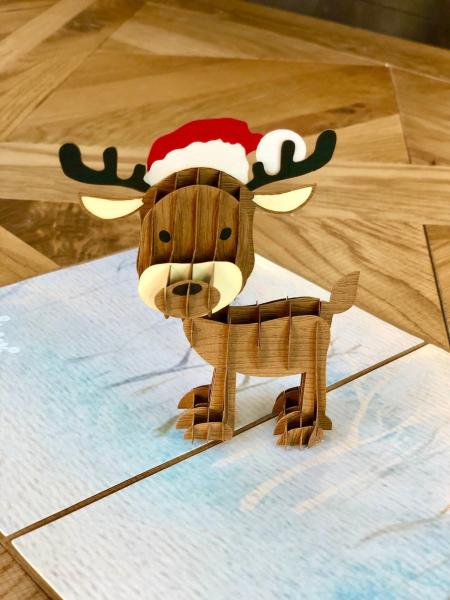Quality Paper Cutting 3D Pop Up Greeting Card Offset Printing ODM ROHS Certificate for sale