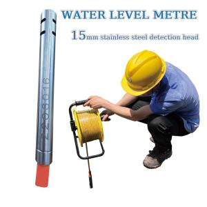 China Portable Water Level Meter 30-500M Underground Well Deep Water Level Gauge on sale