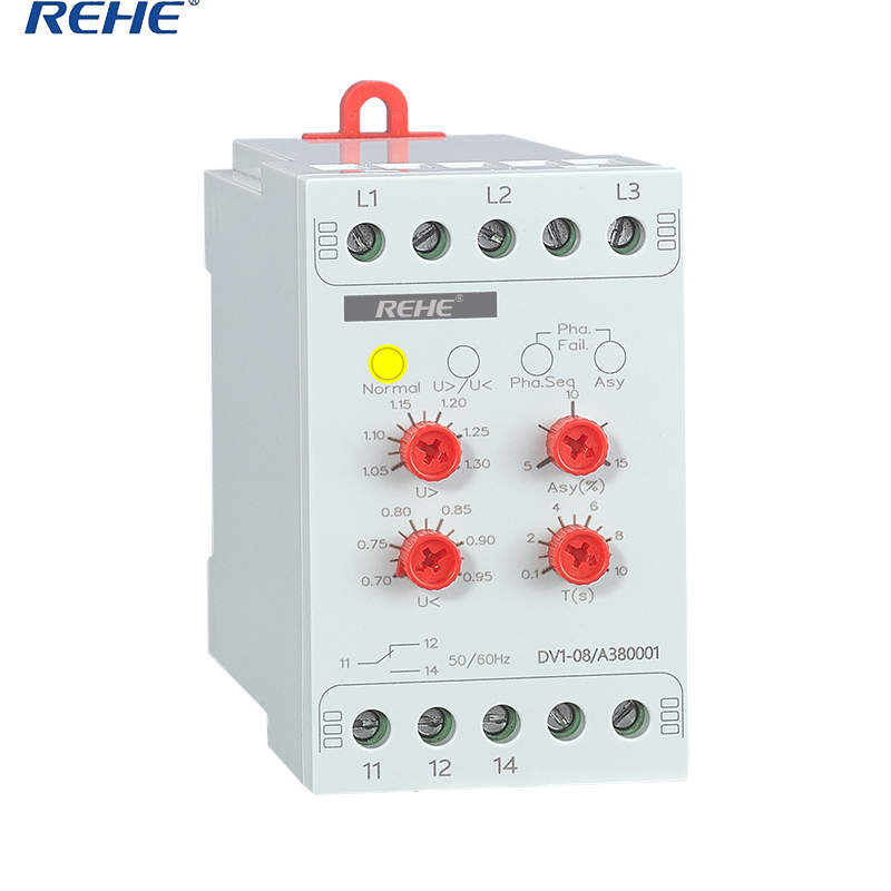 DV1-08 delay 3 phase voltage monitoring Relay Voltage Monitoring Protective Relay