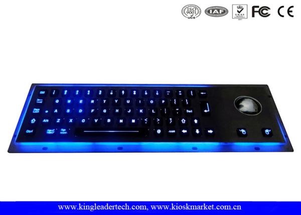 Quality Waterproof Illuminated Metal Keyboard EMC With High Temperature-Resistant Polycarbonate Keys for sale