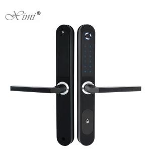 China Digital Outdoor Fingerprint Door Lock / Security RFID Card Door Lock System on sale