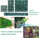 folding retain moisture, indoor outdoor high quality hanging flower bags,4